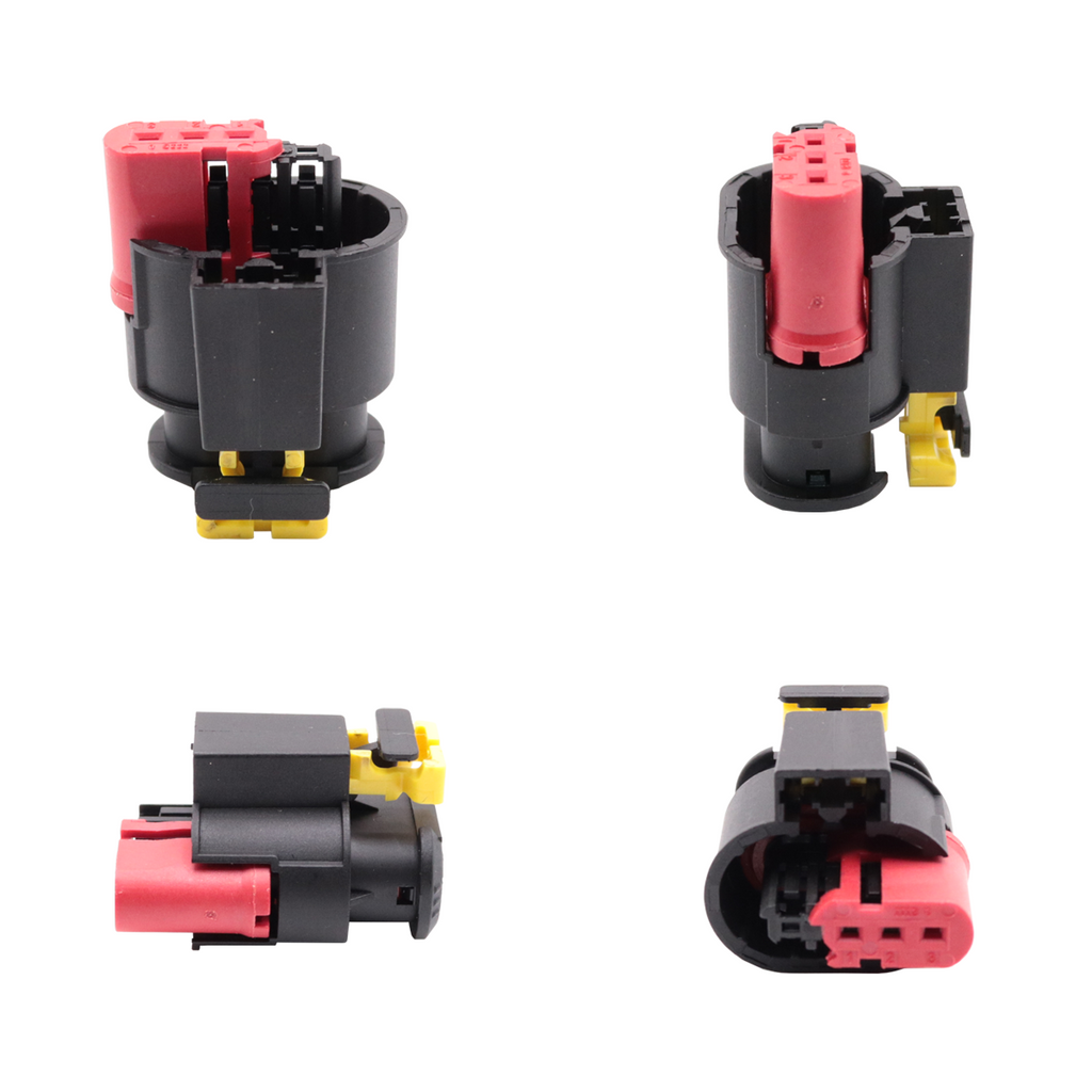 1x Conector plug bobina bosch mini performance + acabamento