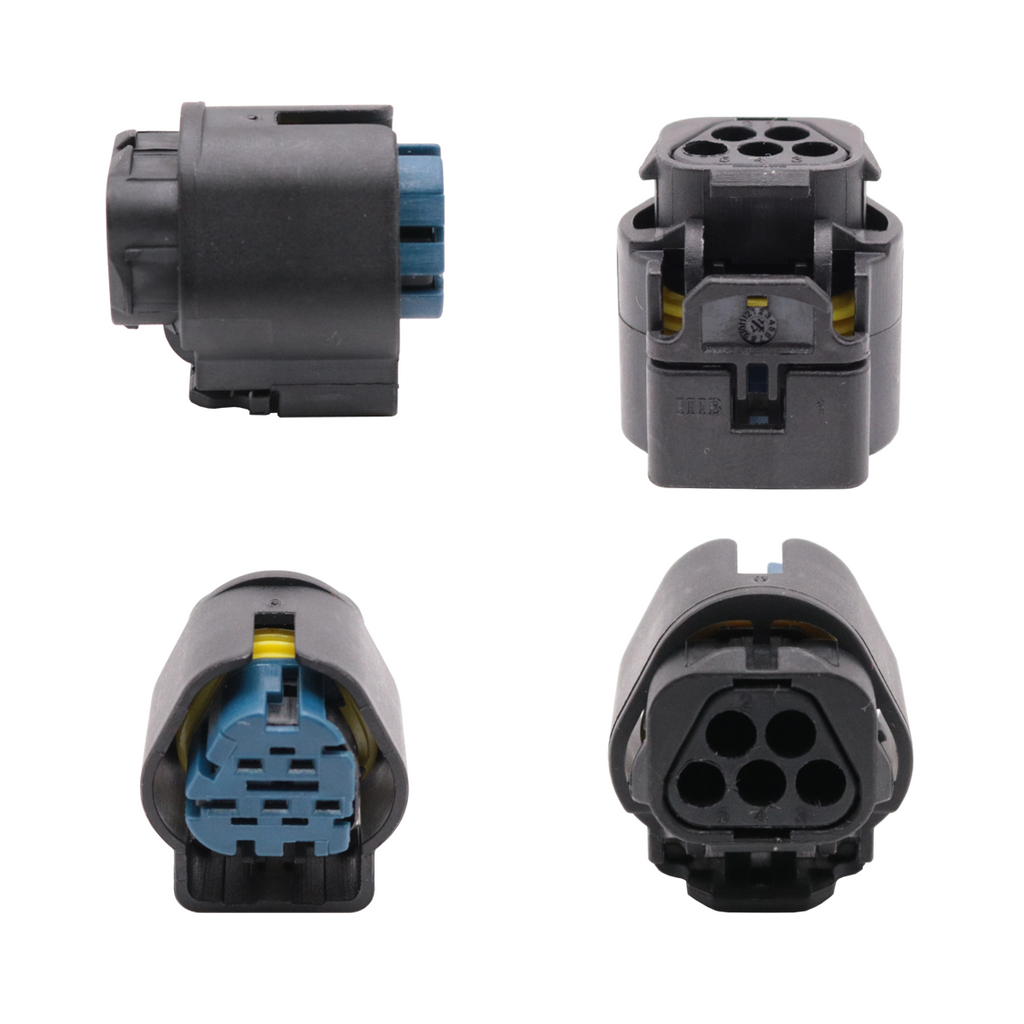 Conector plug 5 vias sensor de pressão e temperatura bosch