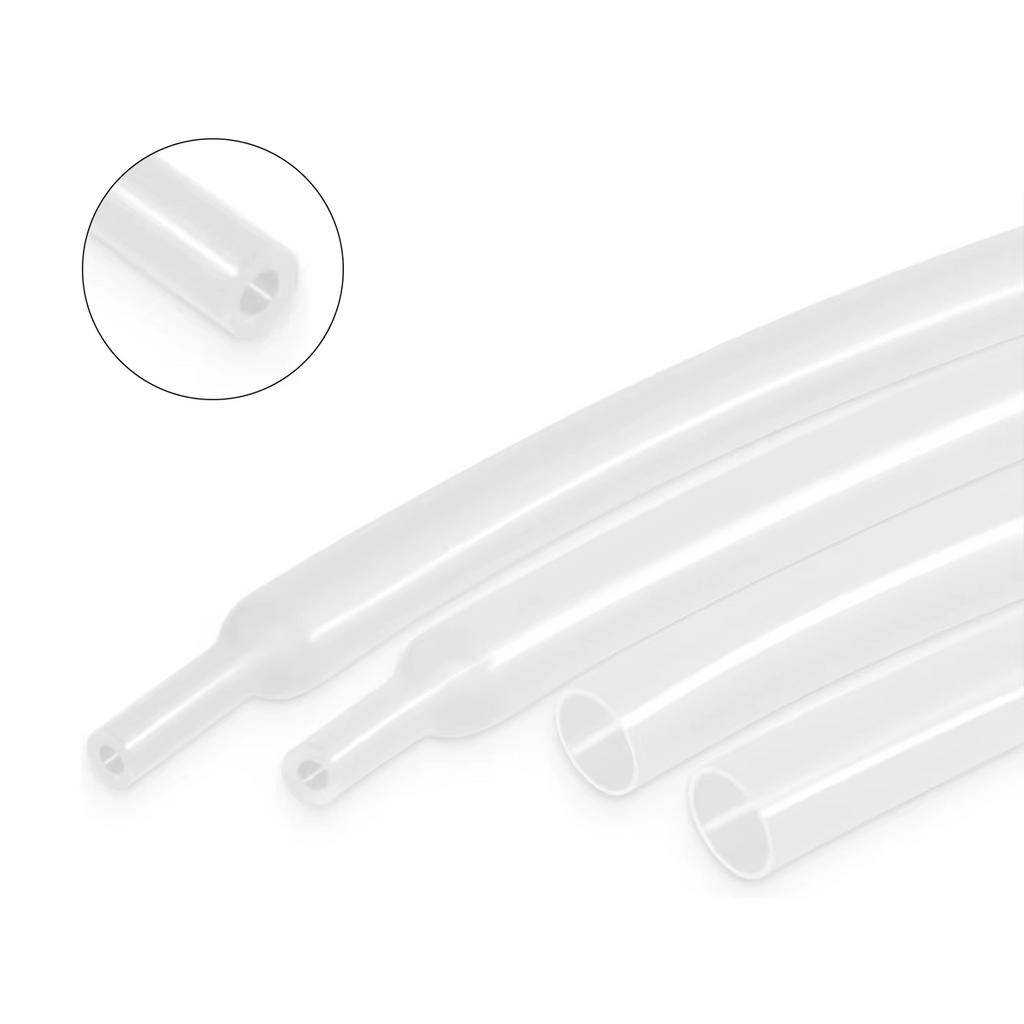 1m termo retrátil transparente 12mm para Chicote automotivo