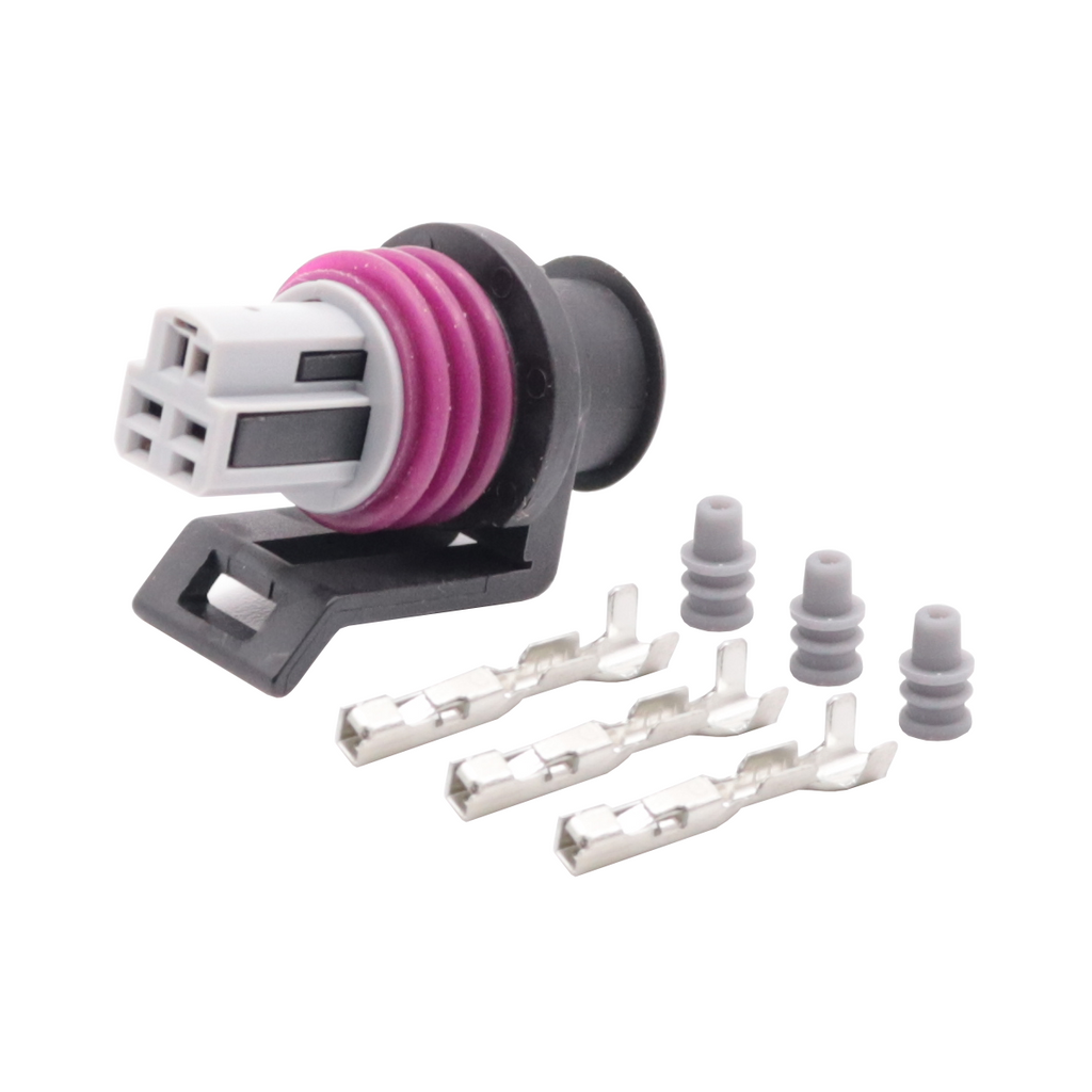 Conector plug 3 vias chicote sensor ps10b prestostato desmontado