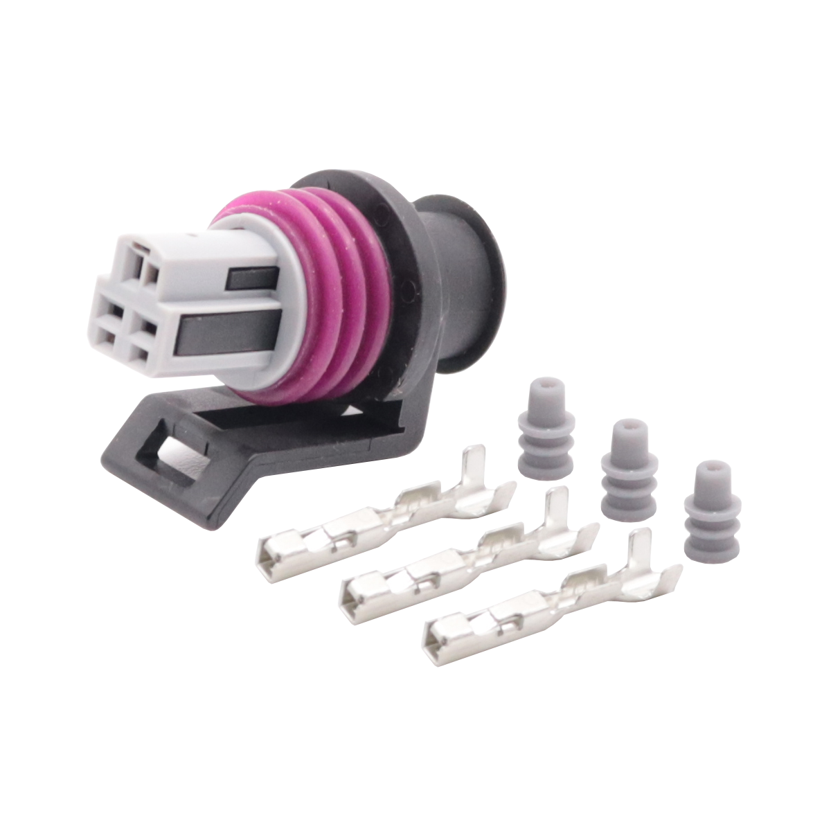 Conector plug 3 vias chicote sensor ps10b prestostato desmontado