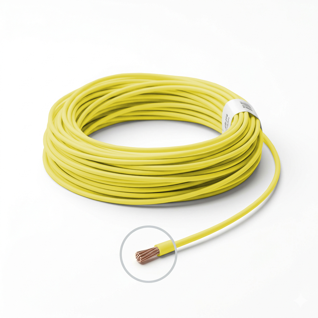 1m fio amarelo automotivo chicote ft TC chicotes 0,75mm