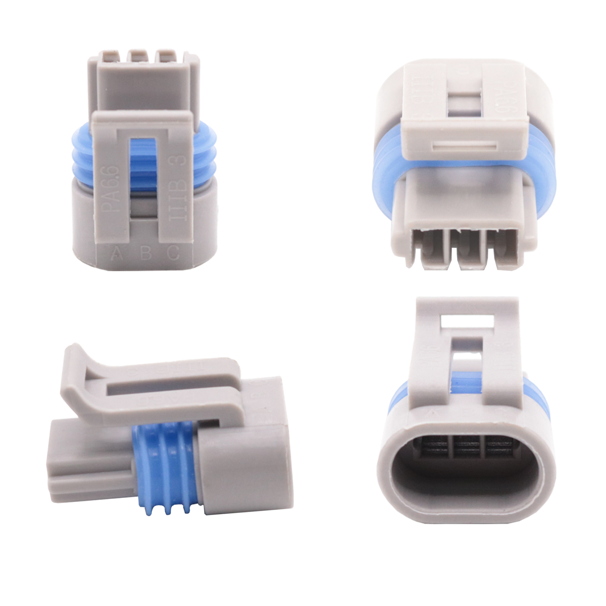 Conector plug sensor fase/velocidade fueltech c/ acabamento