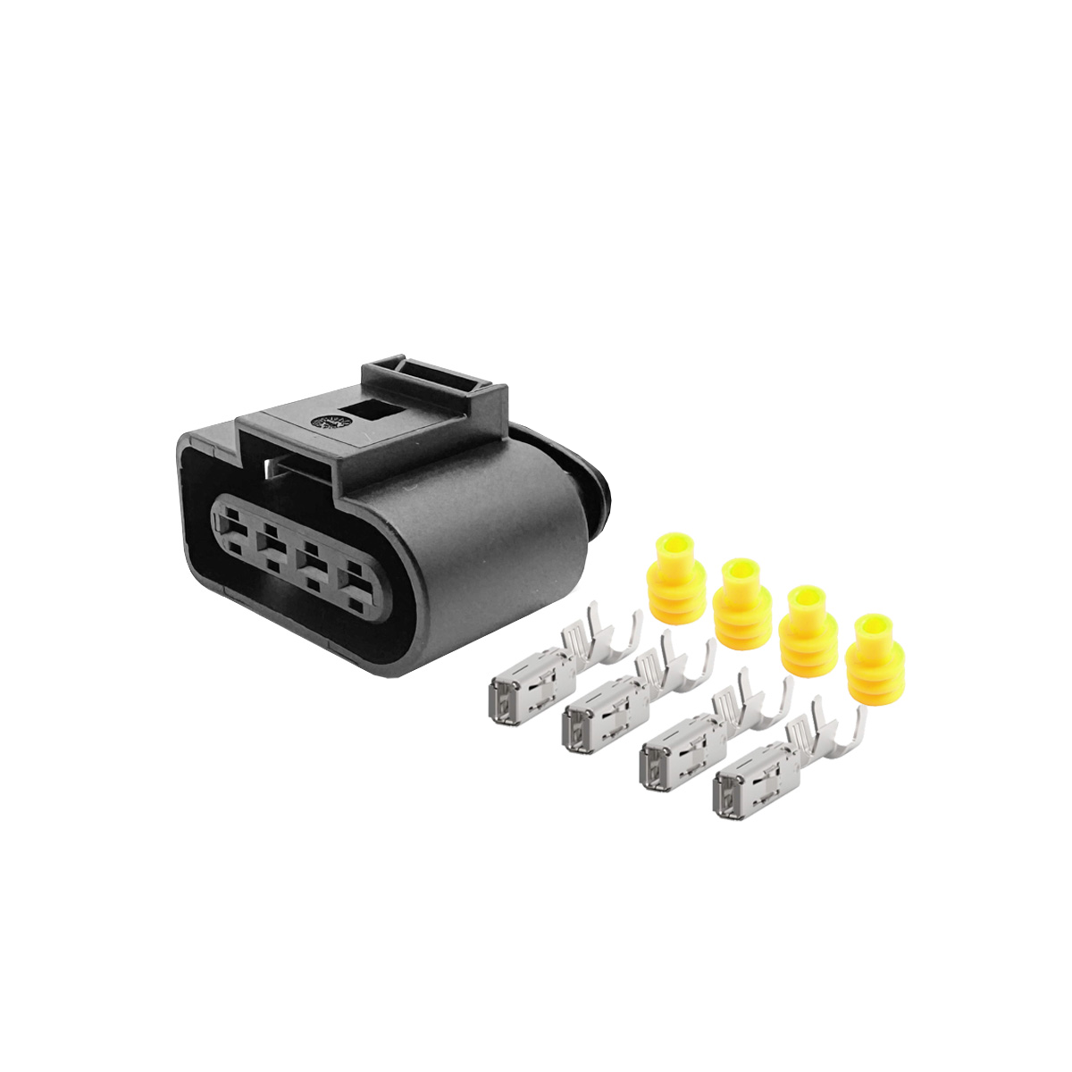 Conector plug 4 vias Bobina bosch Vw/audi RED R8 APR