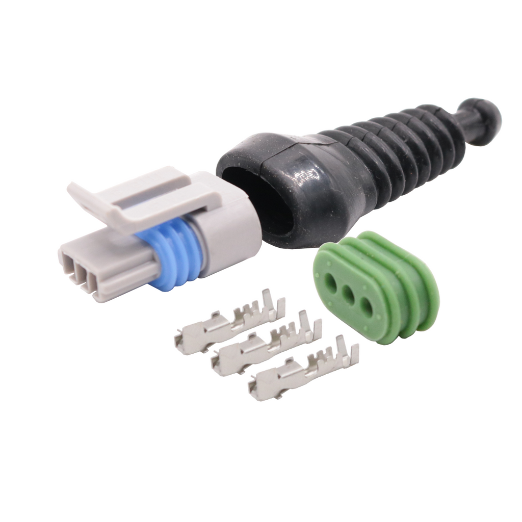 Conector plug sensor fase/velocidade fueltech c/ acabamento