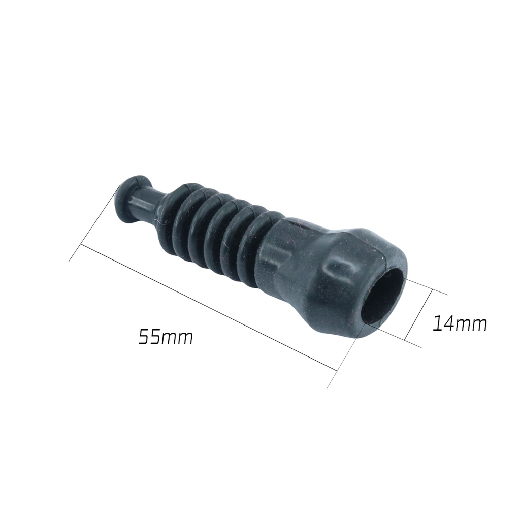 1x capa borracha 2 pino para chicotes de injeções conector