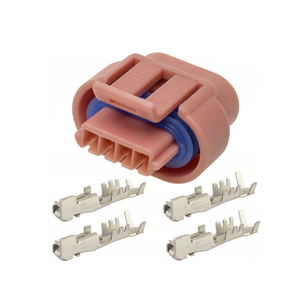 Conector Plug Desmontado 4 Vias Da Bobina Gm Corsa Mpfi