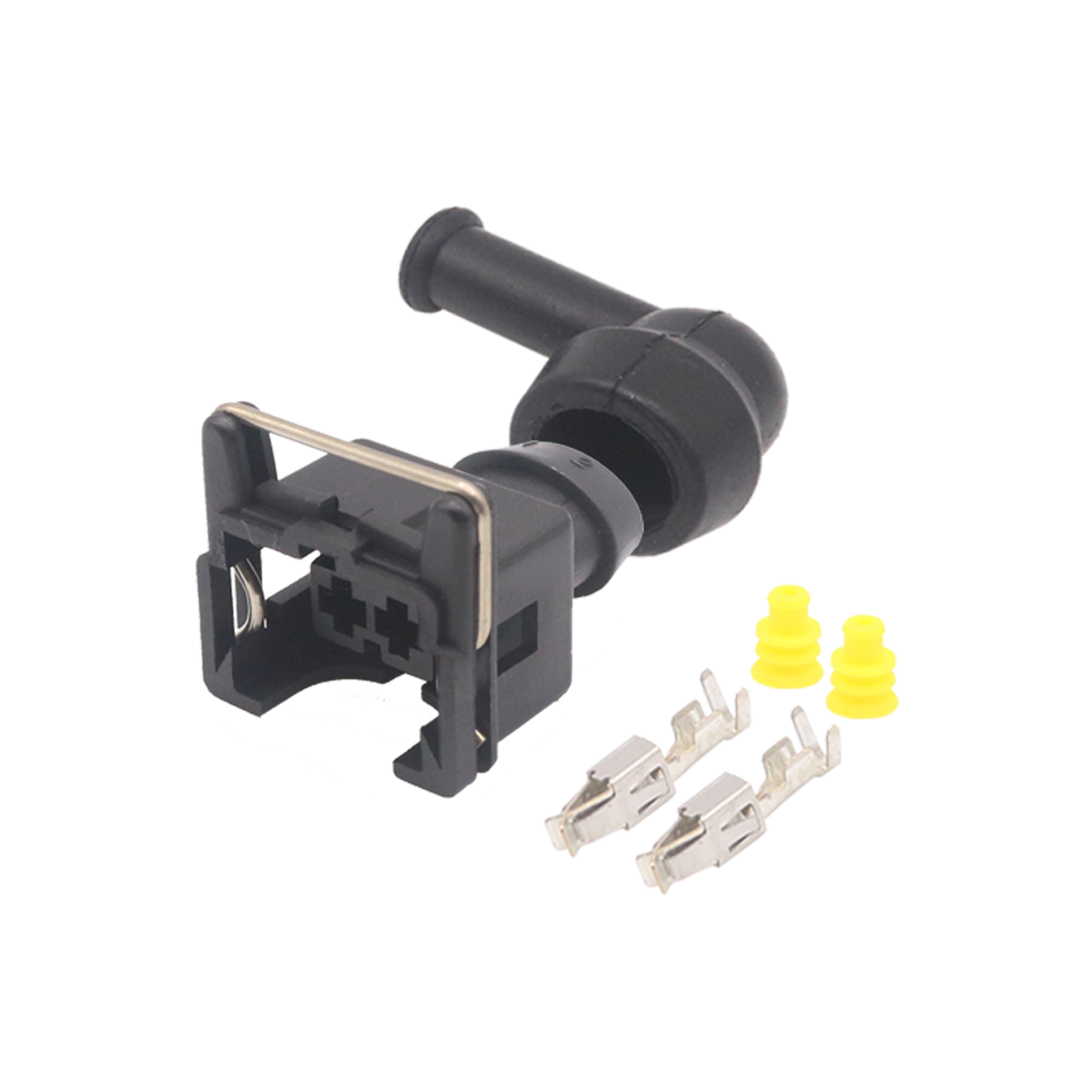 Conector Chicote Bico Injetor S. Temperatura Com Acabamento