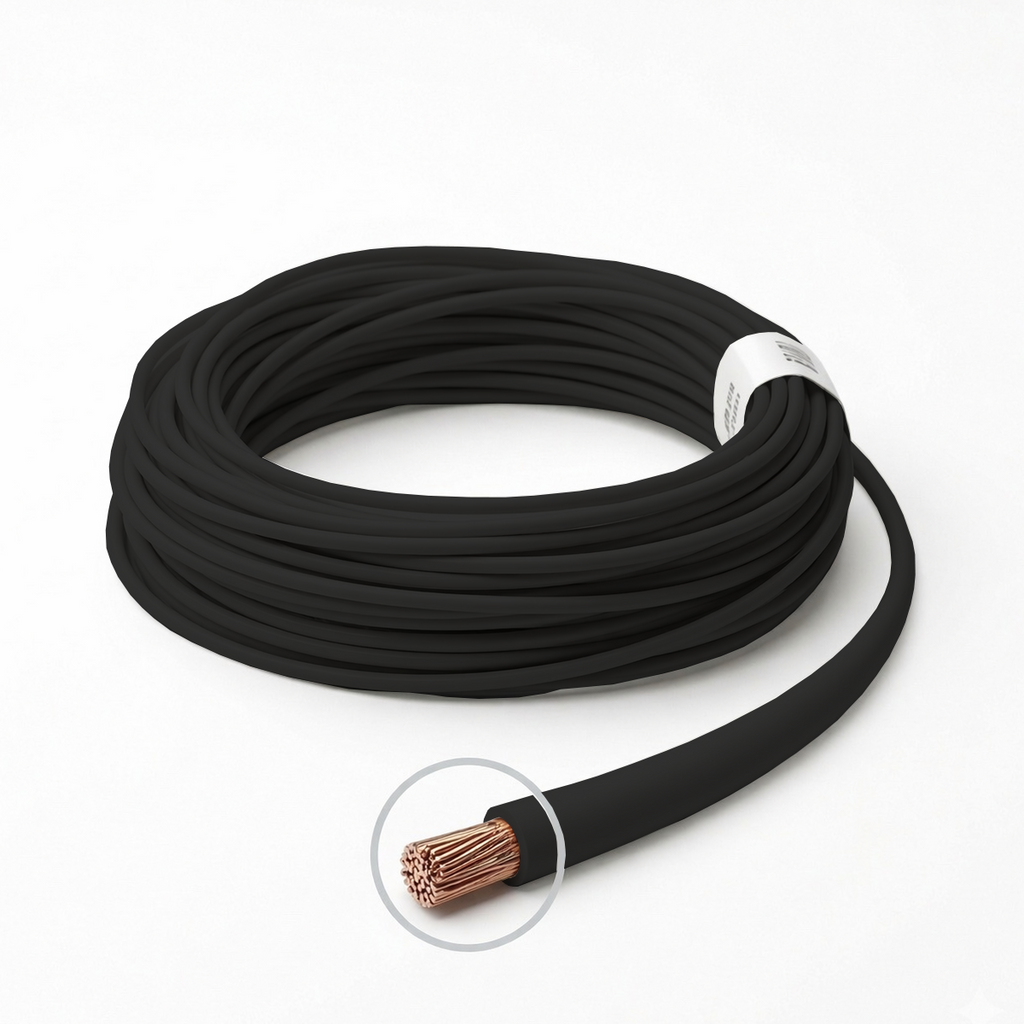 1m fio preto automotivo chicote ft TC chicotes 25mm 105°c