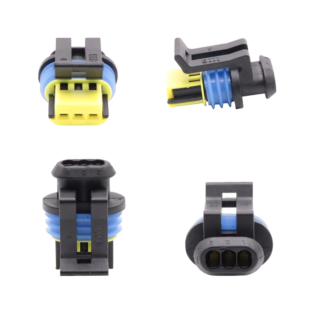 Conector plug 3 vias Sensor Tps Borboleta Gol Santana Parati Vw Ap