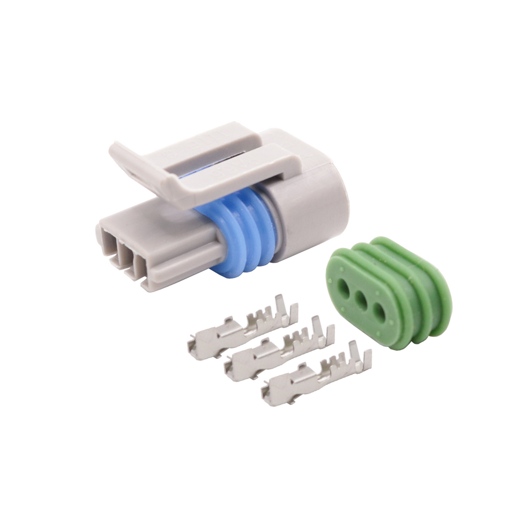 Conector plug 3 pinos para sensor fase/velocidade fueltech