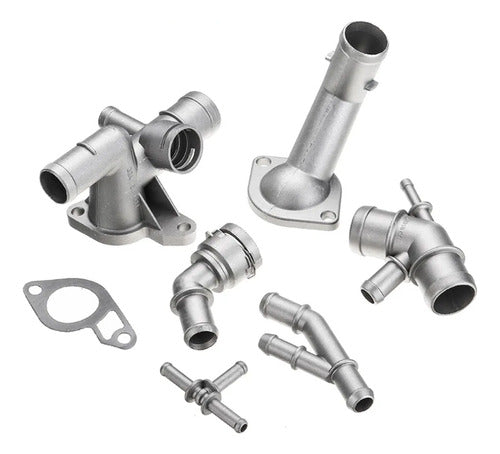 Kit 6 Peças Conexão Alumínio Audi A3 Vw Golf Mk4 20v Turbo