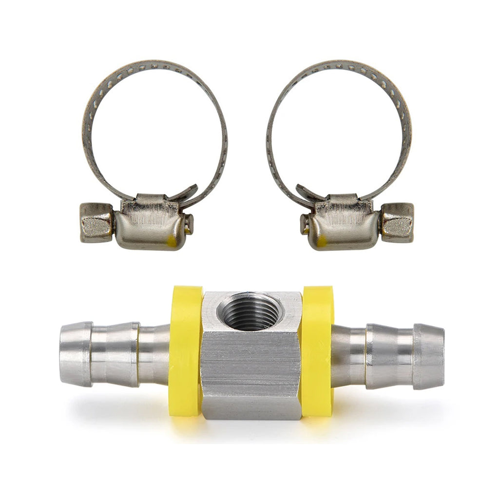 Adaptador T pressão de combustível linha 3/8 p/ PS10 1/8NPT