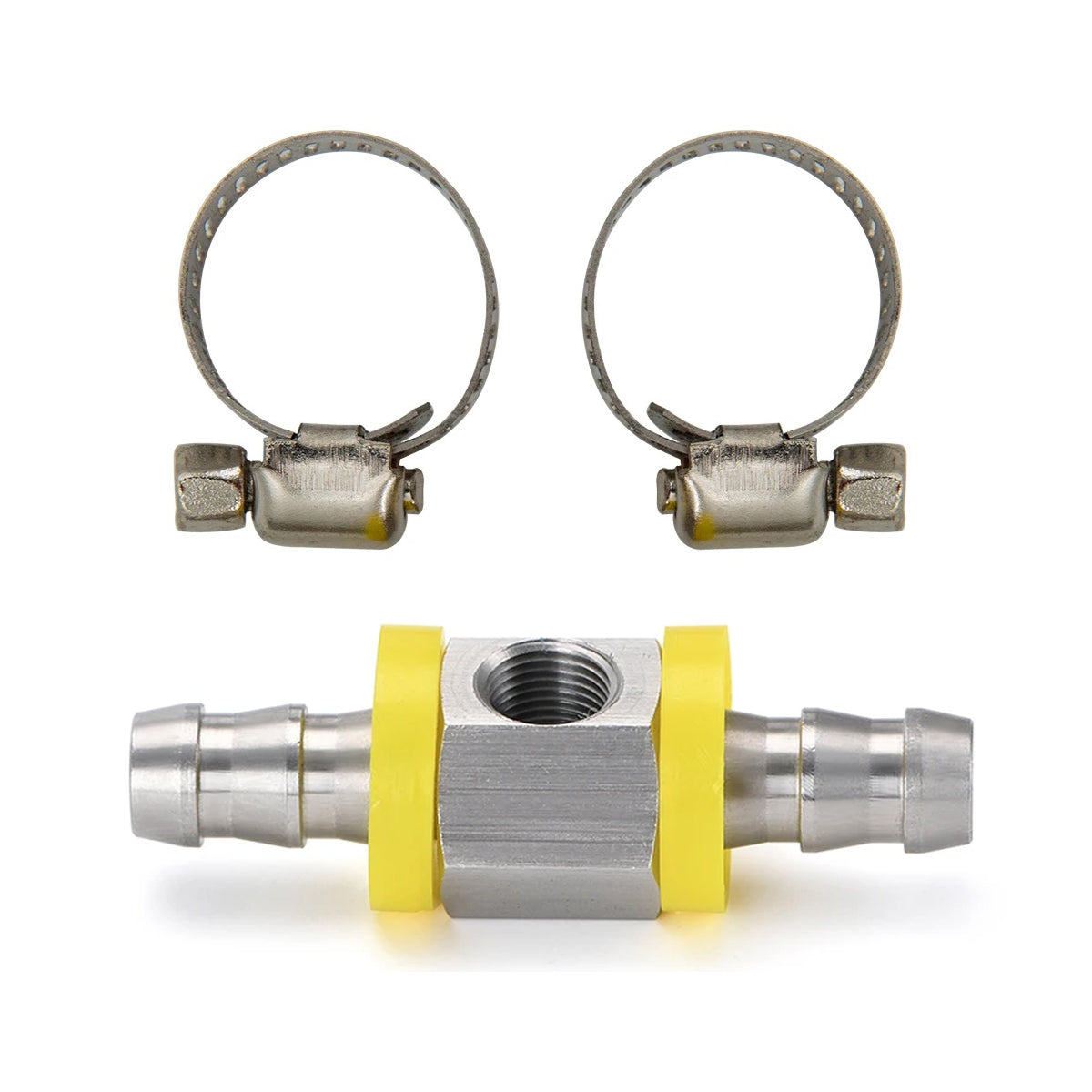 Adaptador T pressão de combustível linha 3/8 p/ PS10 1/8NPT