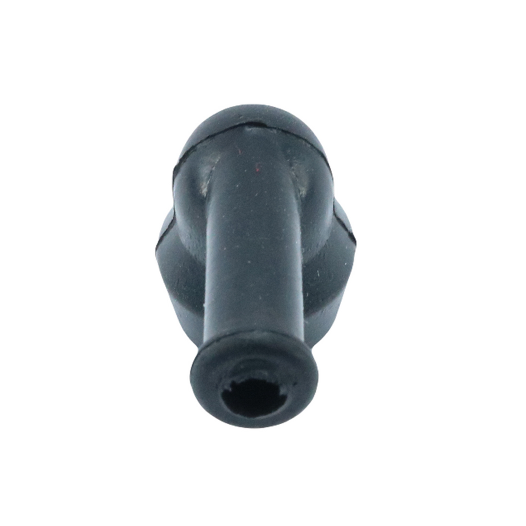 1x borracha conector 2 pino em 90º para chicote de injeção