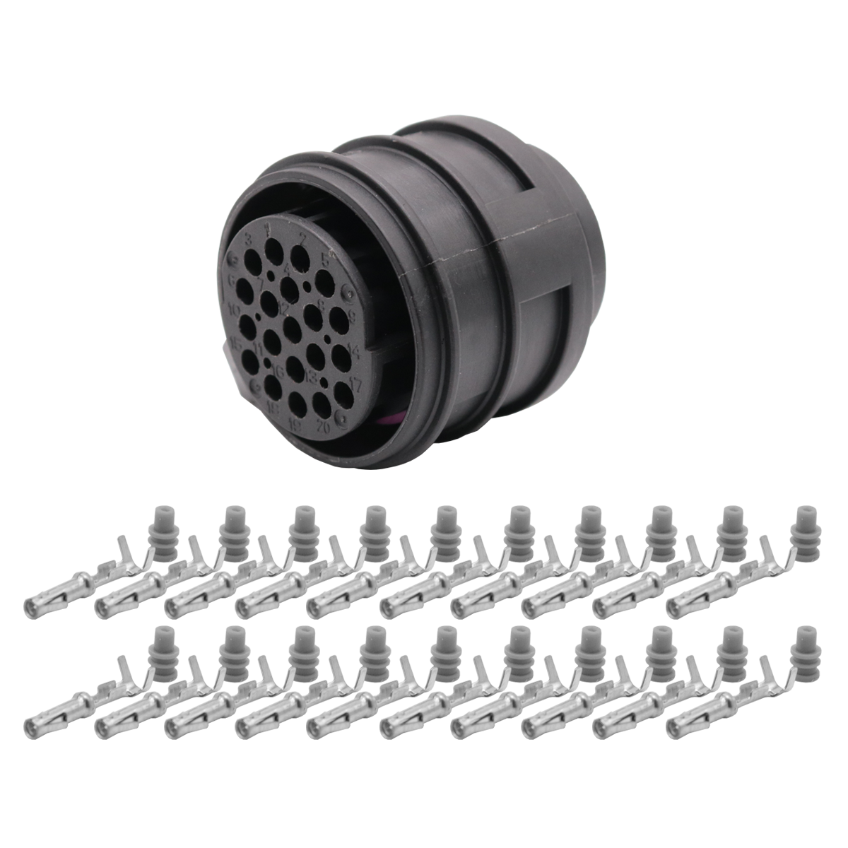 Conector plug 20 vias cambio automatico tiptronic DSG DQ250 VW/Audi