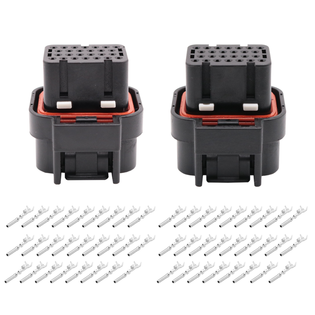 kit Conector Plug desmontado 26 pinos A e B fueltech ft550