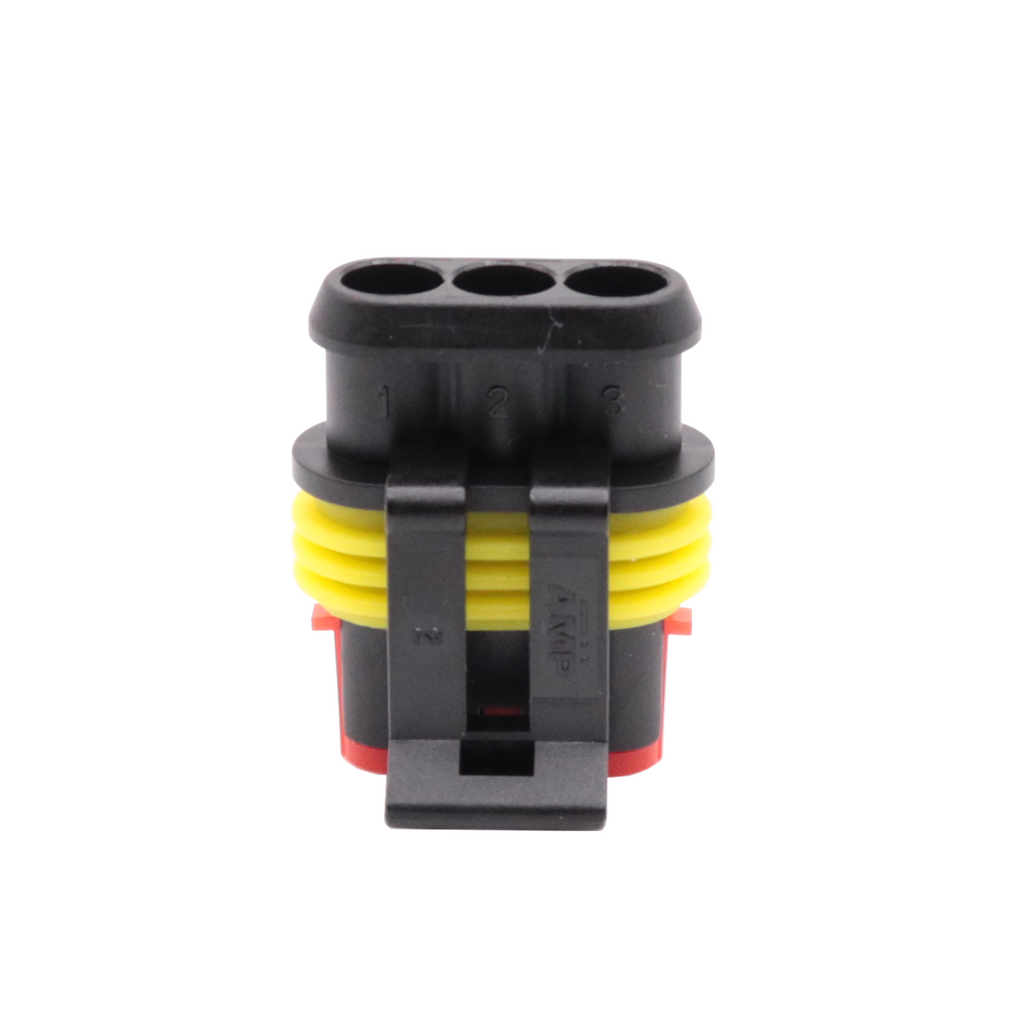 Conector plug 3 vias desmontado para sensor ps10b/ps10 fueltech