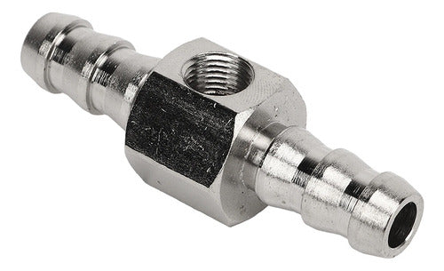 Adaptador T pressão de combustível linha 3/8 p/ PS10 1/8NPT