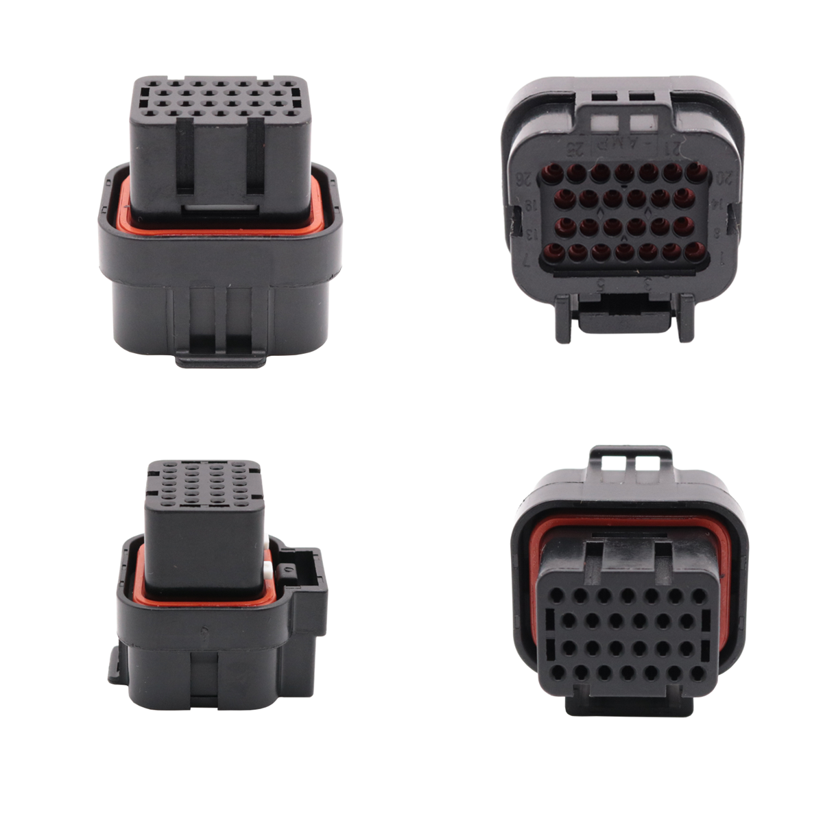 Conector Plug desmontado 26 pinos lado B fueltech ft550