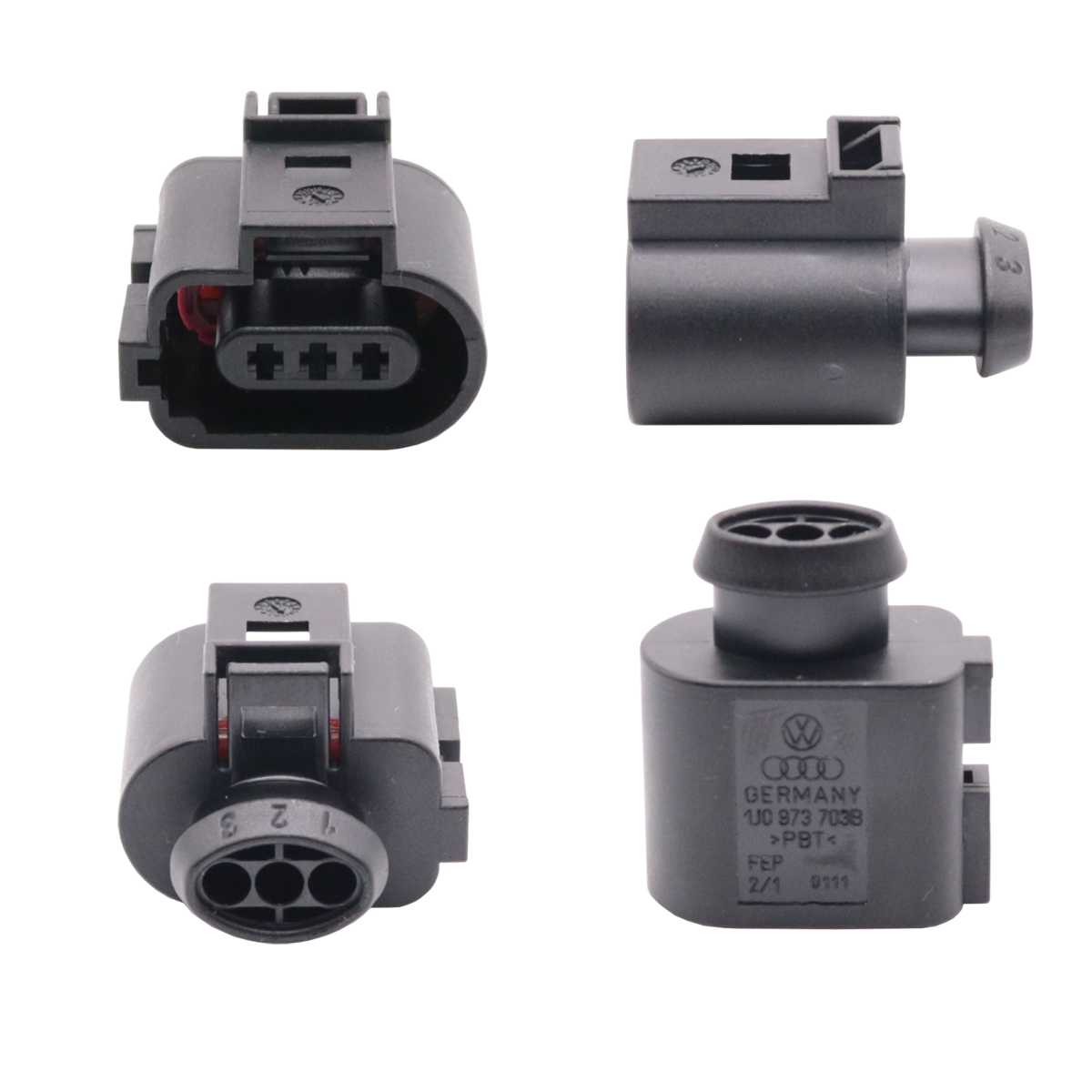 Conector plug sensor de detonação Audi VW Golf 1.8 20v turbo