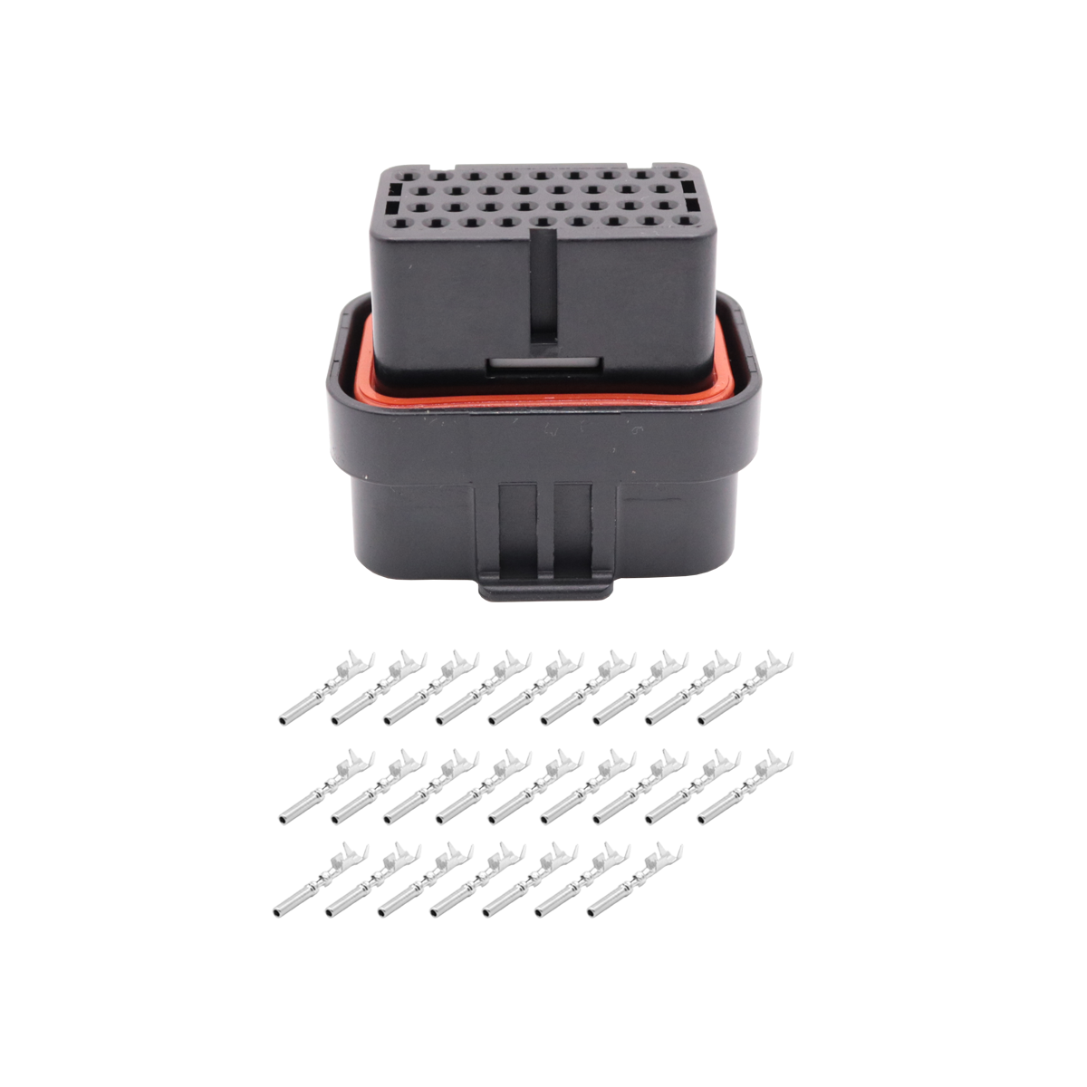 Conector Plug desmontado 34 pinos lado A fueltech ft600