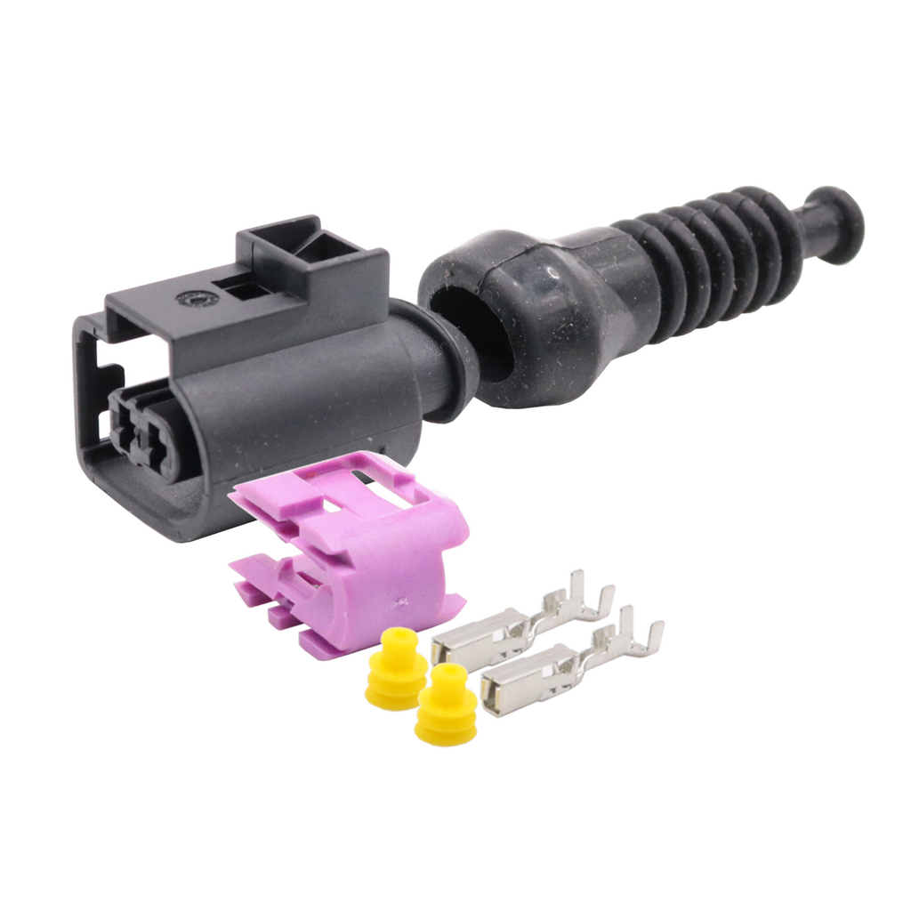 Conector plug regulador tensão Gol/Fox/Voyage c/ acabamento