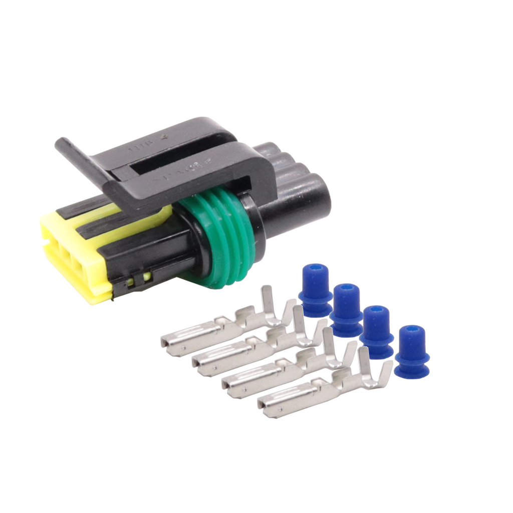 Conector Plug 4 vias atuador marcha lenta GM corsa VW gol parati