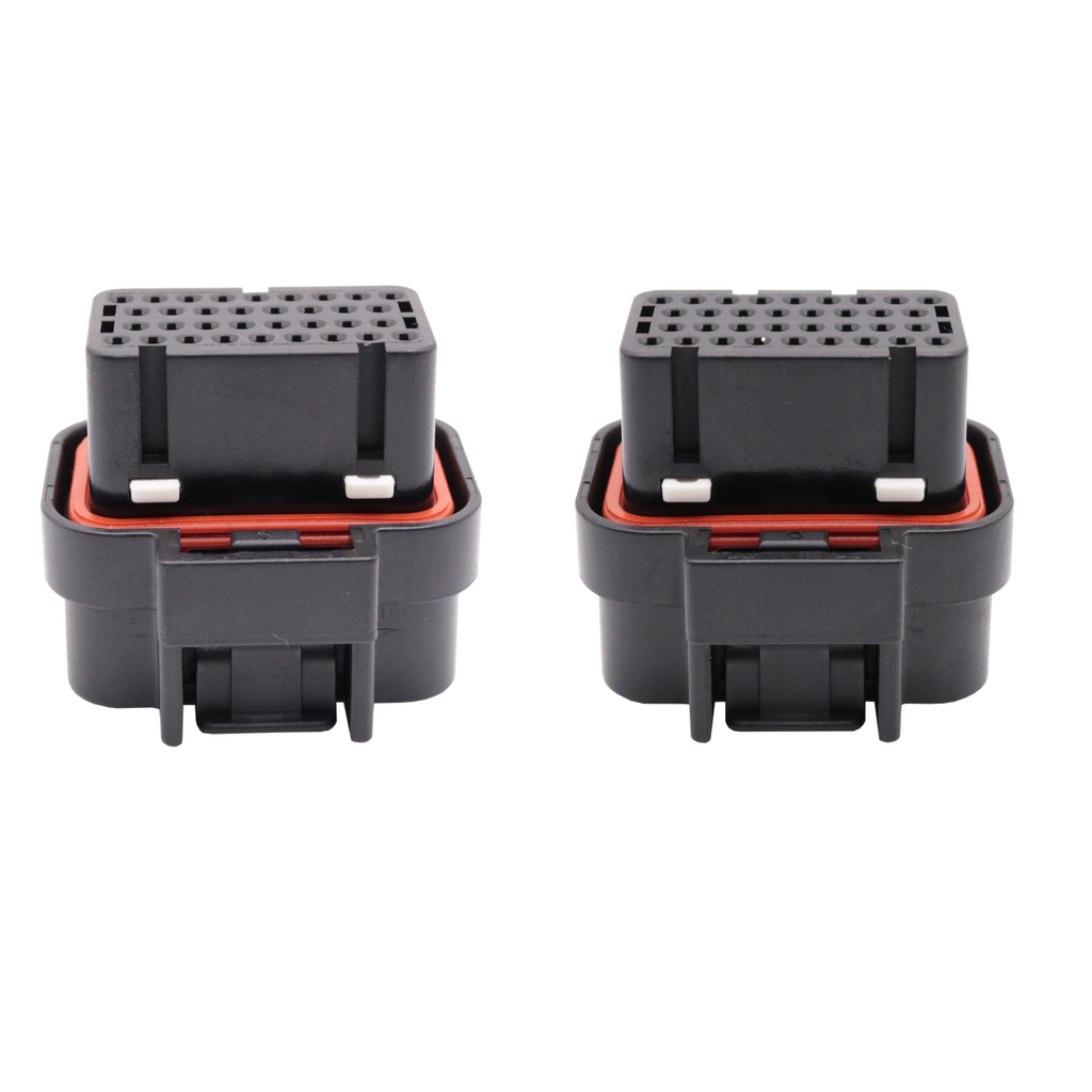 kit Conector Plug desmontado 34 pinos A e B fueltech ft600