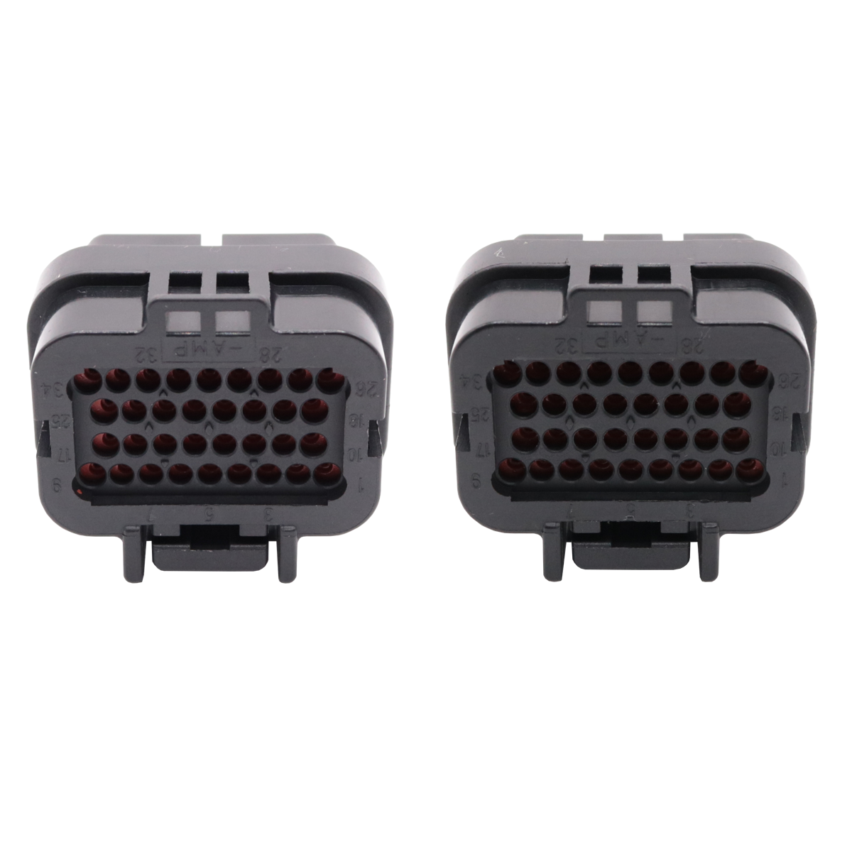 kit Conector Plug desmontado 34 pinos A e B fueltech ft600