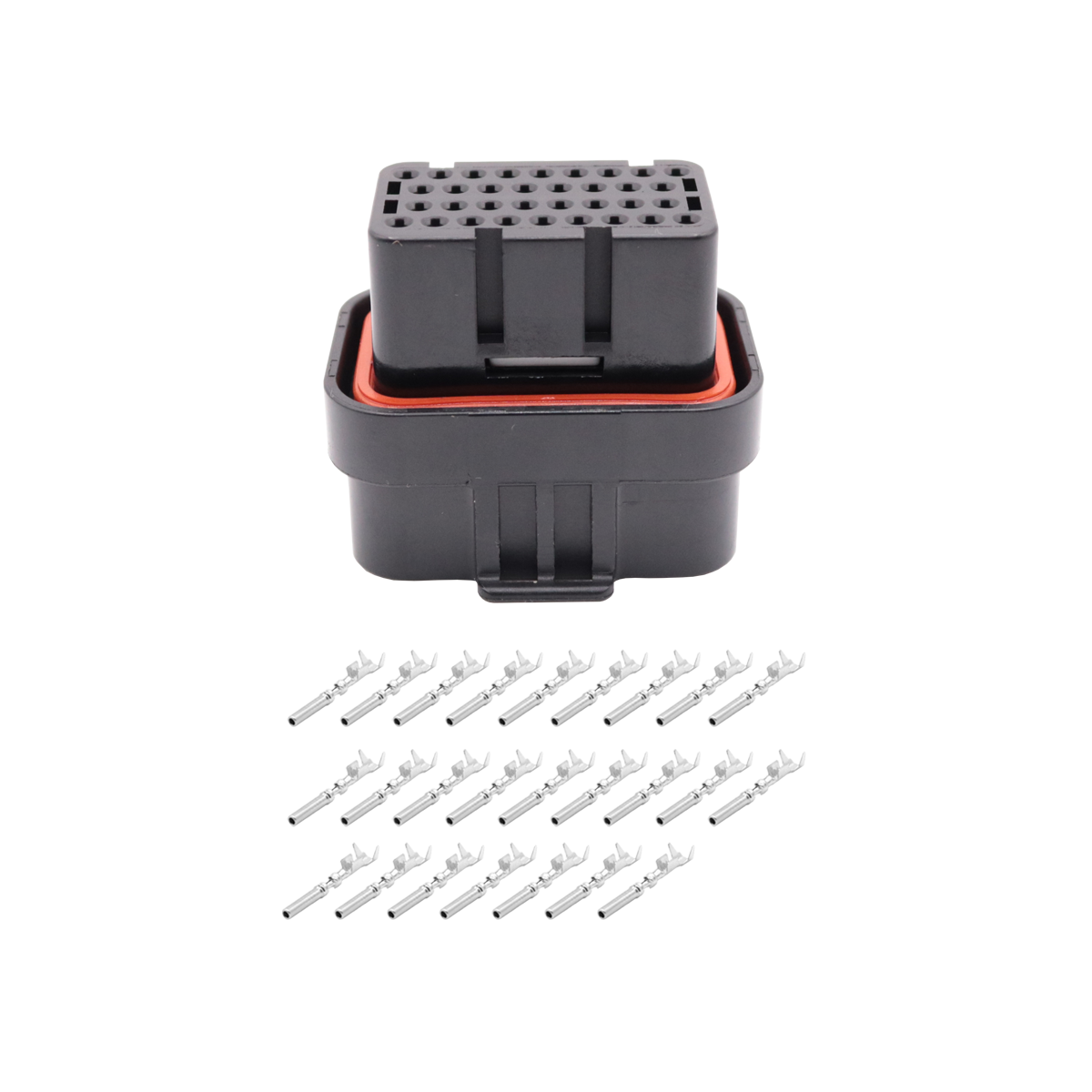 Conector Plug desmontado 34 pinos lado B fueltech ft600