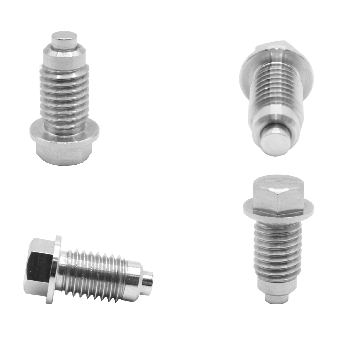 Bujão magnético cárter óleo medida M12x1.75 inox c/ vedação