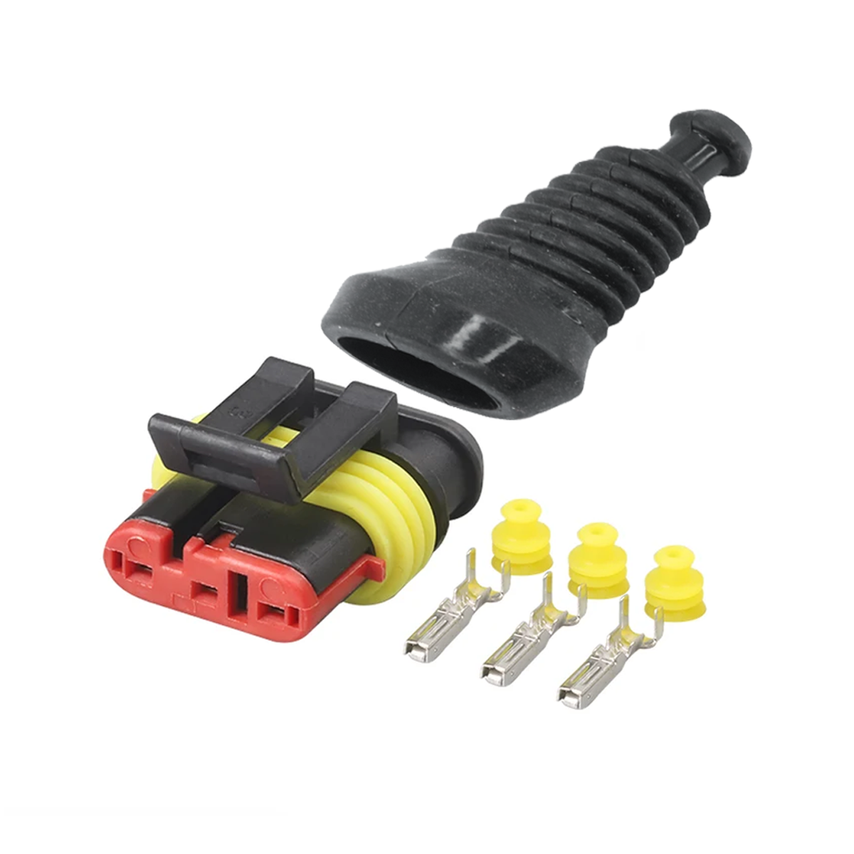 Conector plug para sensor ps10b/ps10 fueltech c/acabamento