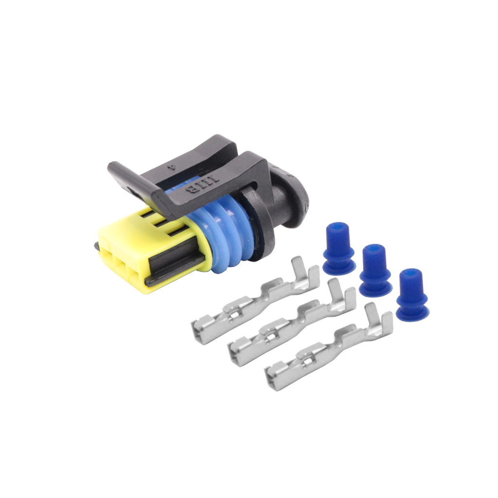 Conector plug 3 vias Sensor Tps Borboleta Gol Santana Parati Vw Ap