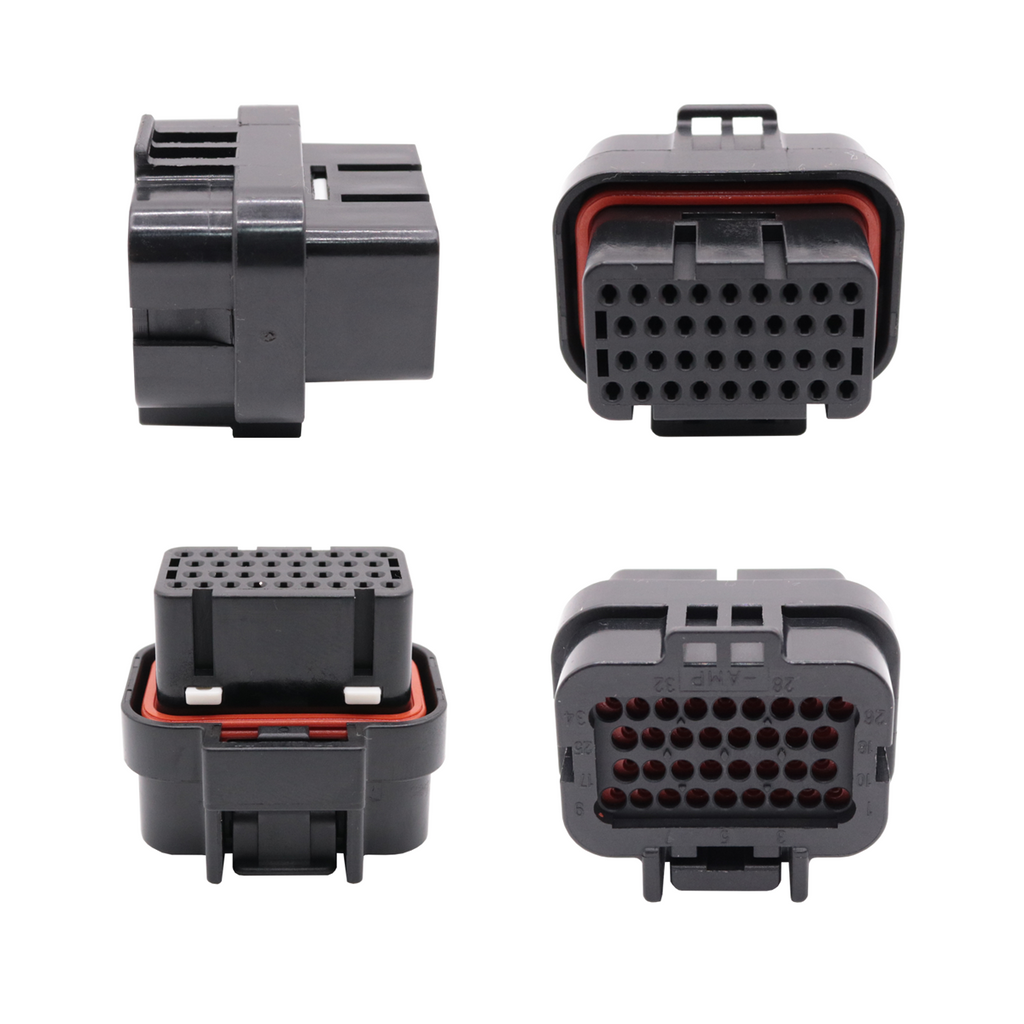 Conector Plug desmontado 34 pinos lado B fueltech ft600